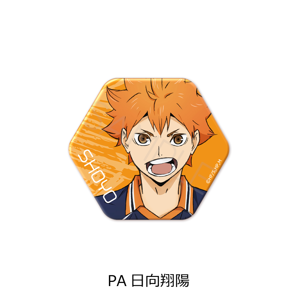 楽天市場】『ハイキュー!!』第6弾(2) 六角形缶バッジ PC(月島蛍