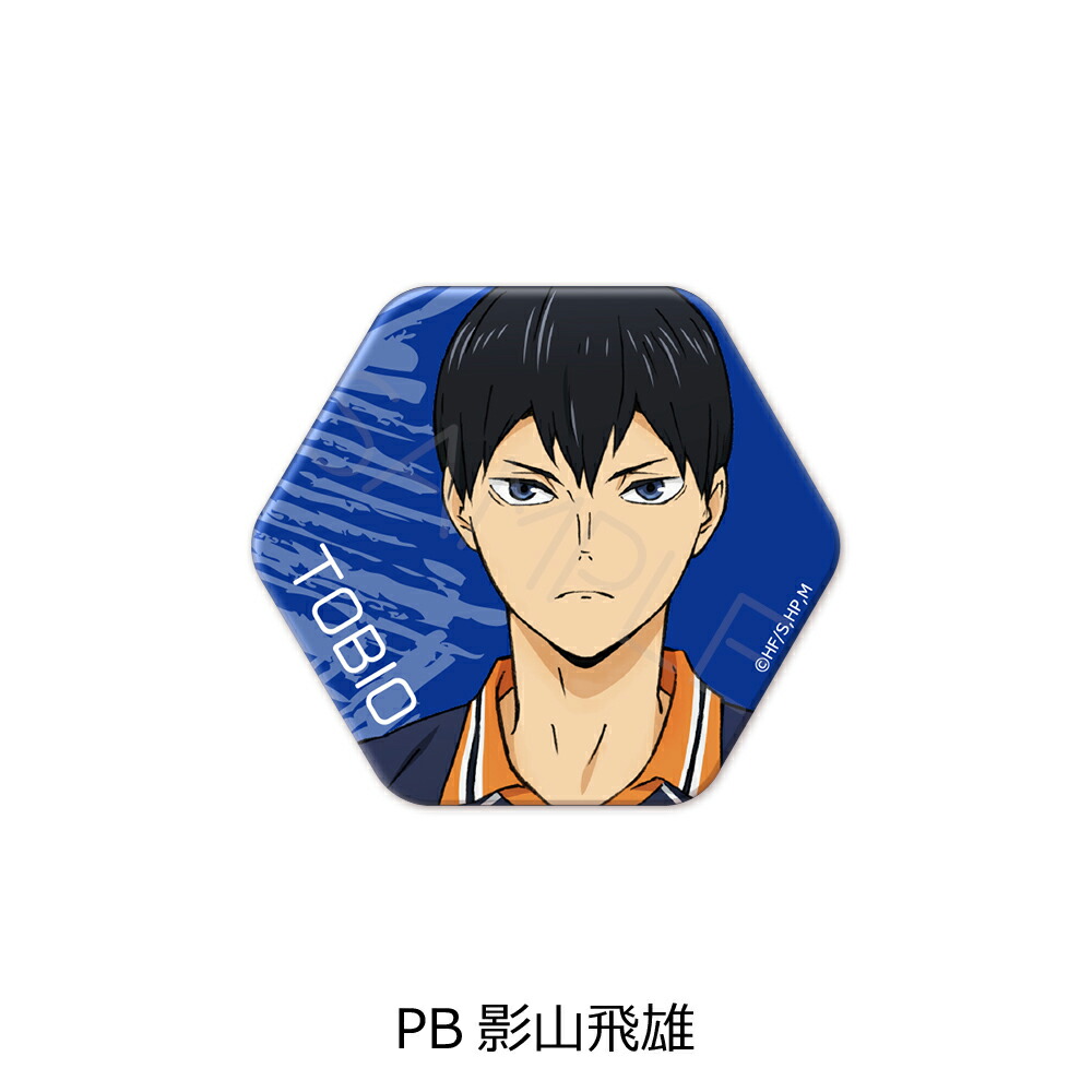 楽天市場】『ハイキュー!!』第6弾(2) 六角形缶バッジ PD(及川徹
