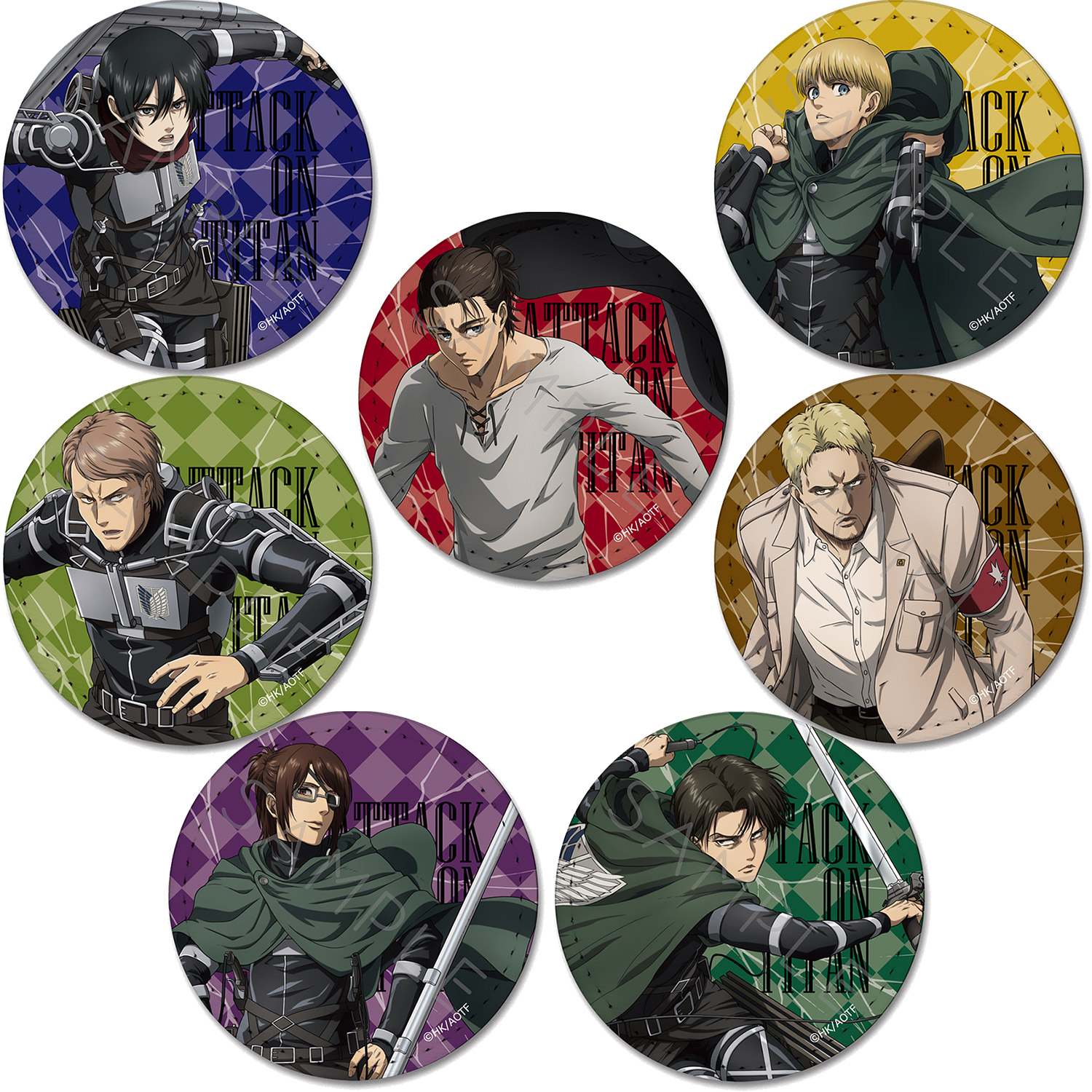 楽天市場】『進撃の巨人 The Final Season』 第5弾 3way缶バッジ YG