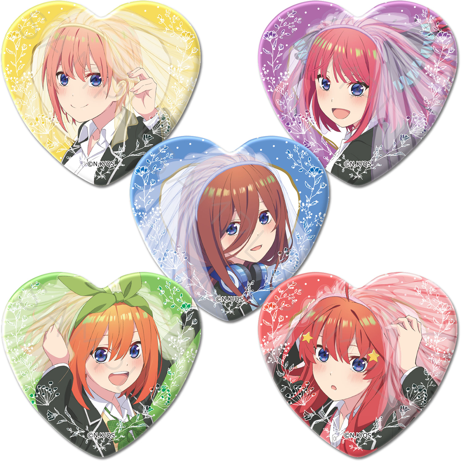 舞台　五等分の花嫁 五つ子全11種缶バッジセット 日向坂46 舞台五等分の花嫁 五つ子全11種缶バッジセット 日向坂46 - メルカリ