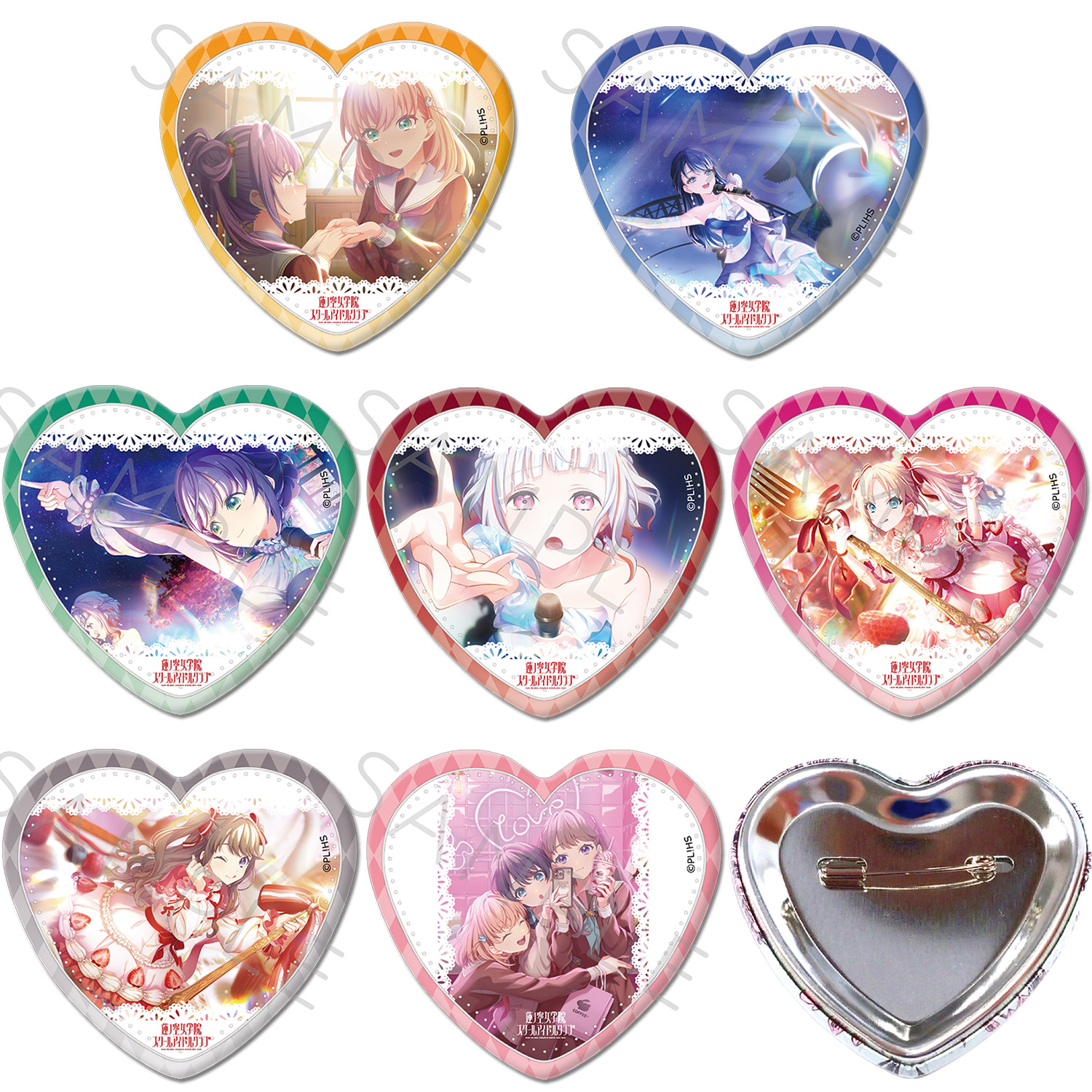 ラブライブ 虹ヶ咲学園 ホログラム ハート缶バッジ ニジガク 中須かすみ 10個 楽天市場】【売り切れ】ラブライブ！虹ヶ咲学園スクールアイドル