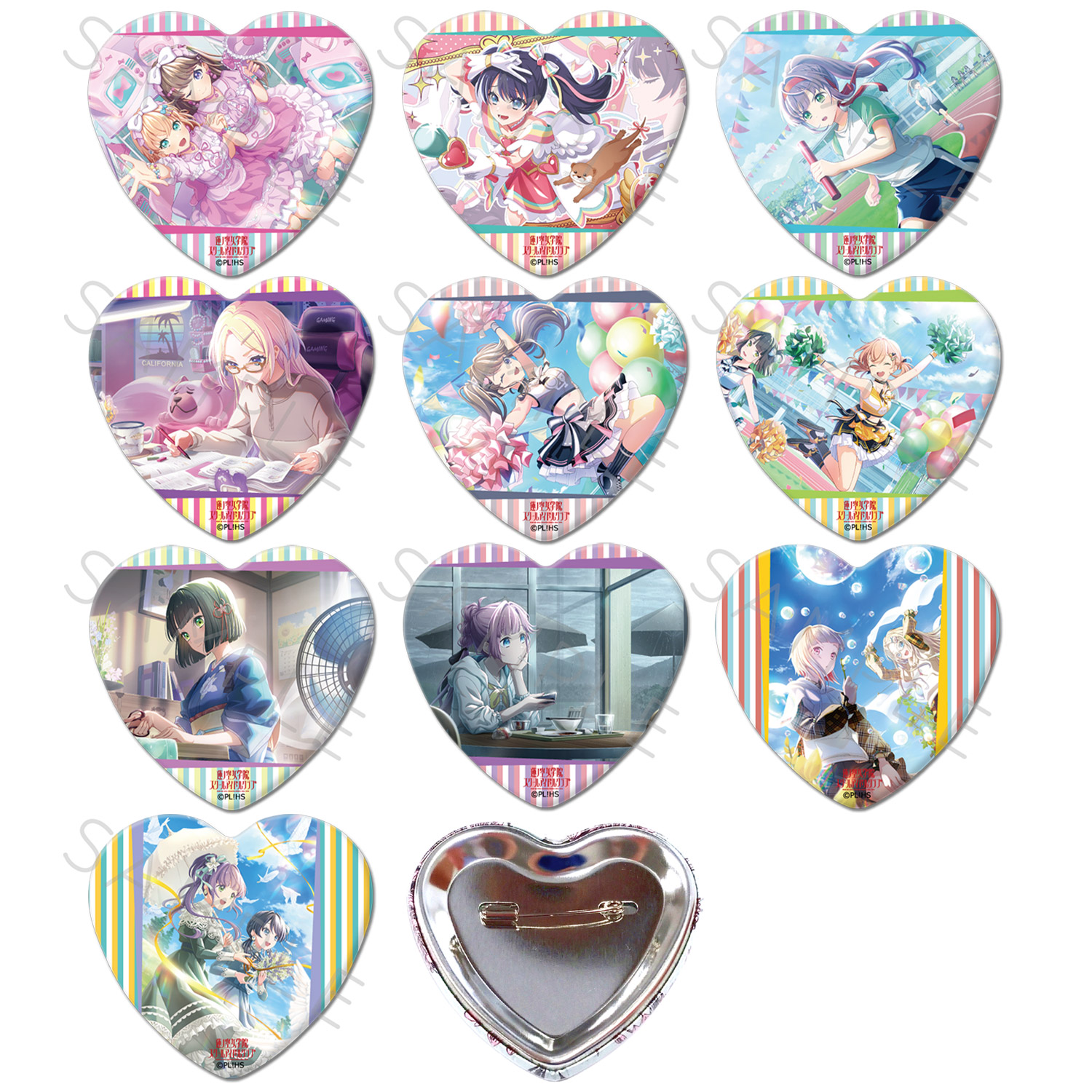 缶バッジ 宮下愛 朝香果林 ANIPLUS 韓国限定 ハート缶バッジ 楽天市場】【売り切れ】ラブライブ！虹ヶ咲学園スクールアイドル