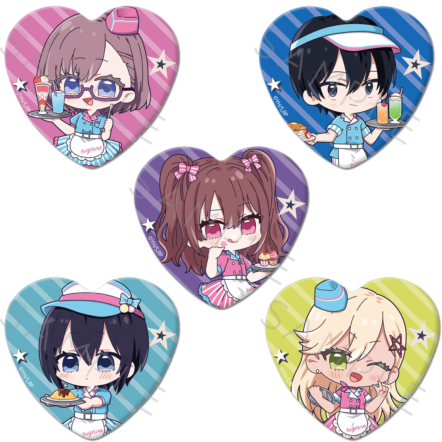 ノノア　2.5次元の誘惑　にごリリ　ひまわりver 缶バッジ ノノア 2.5次元の誘惑 にごリリ ひまわりver 缶バッジ 缶バッジ