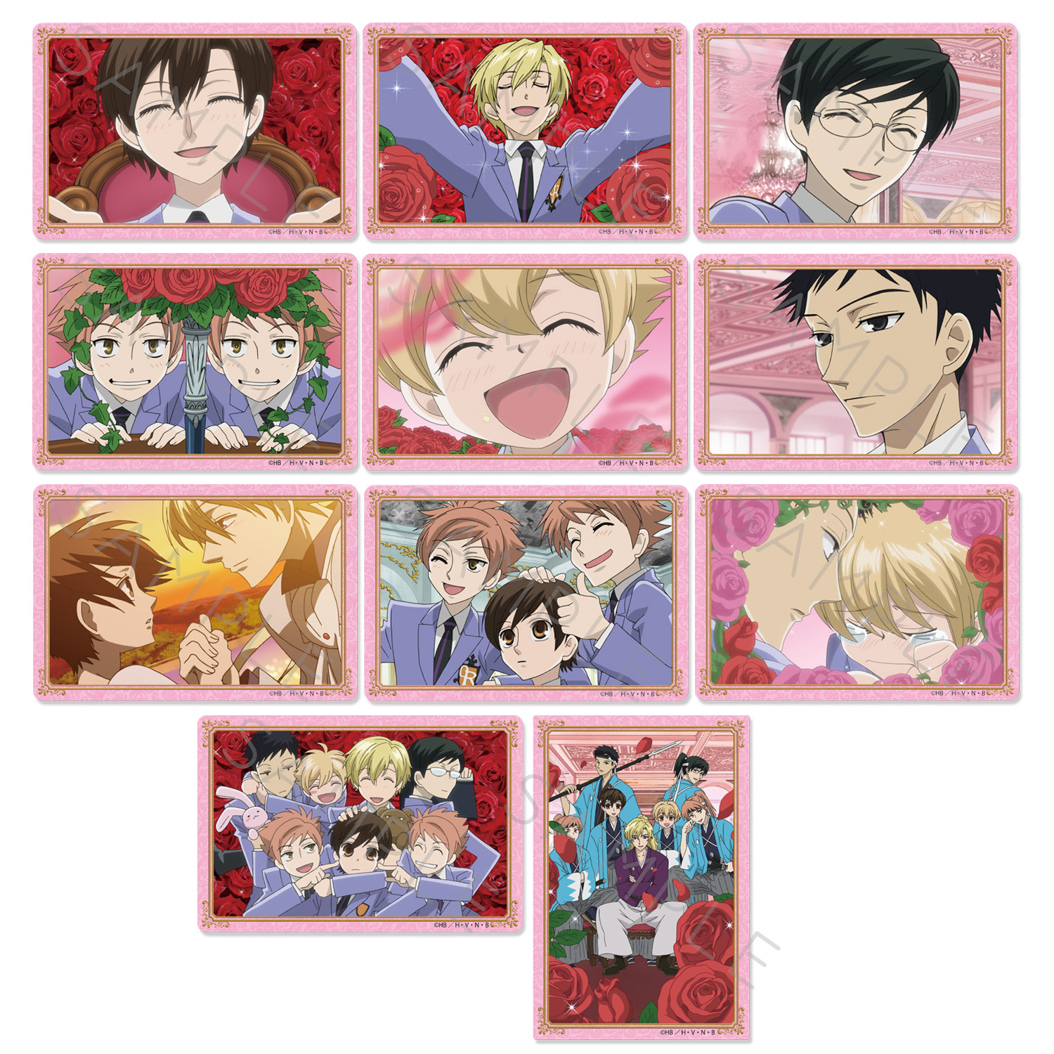 楽天市場】【5個バラ売り】ハート キャラポトレ桜蘭高校ホスト部