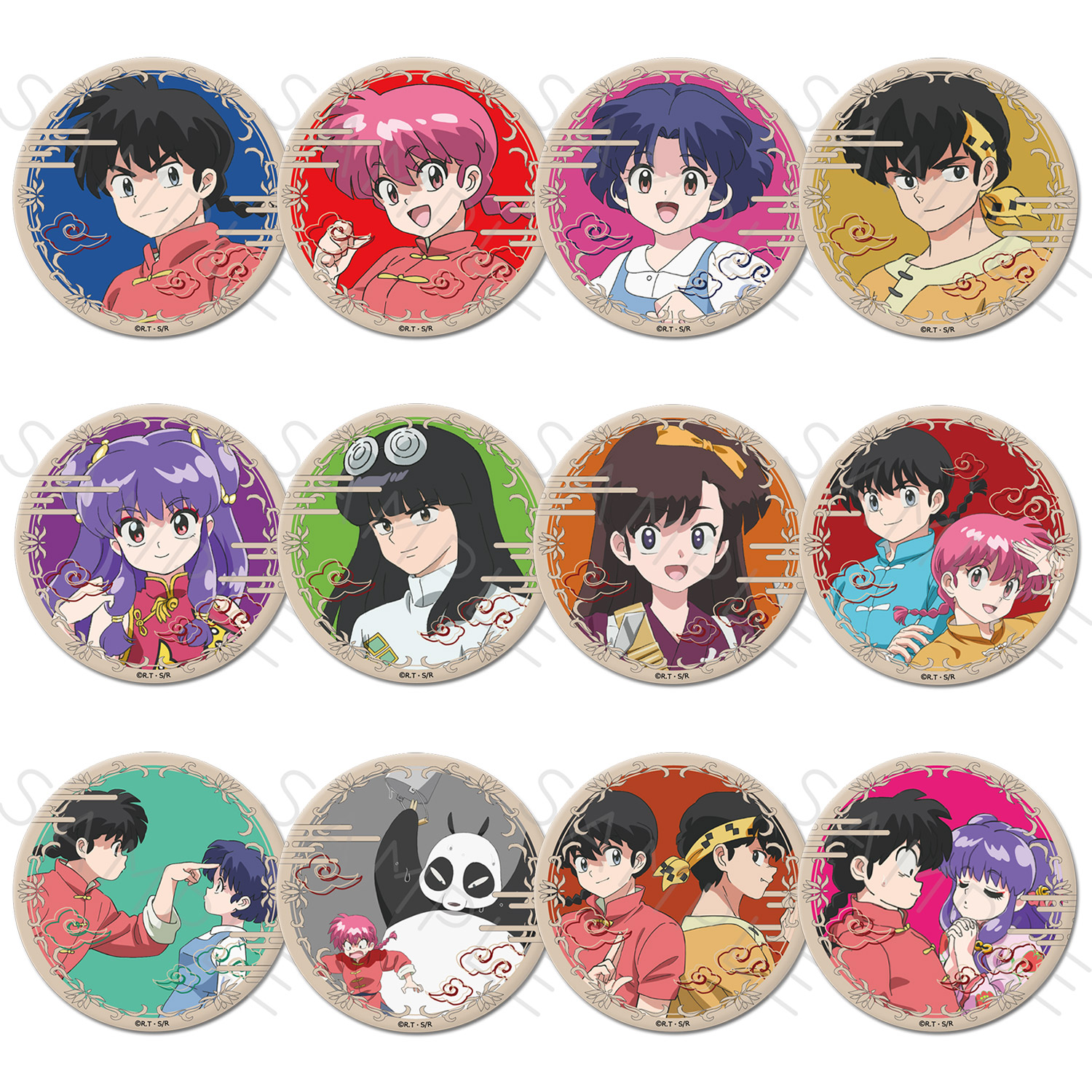 楽天市場】【即納】らんま 1/2 ホログラム缶バッジ【全5種】早乙女乱馬