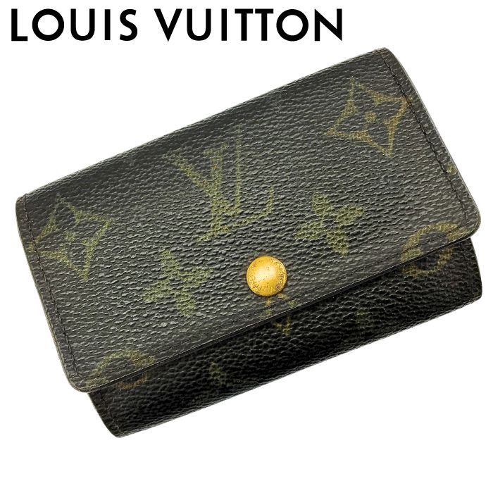 【中古】LOUIS VUITTON ルイヴィトン キーケース 6連【やや傷や使用感あり】M62630 モノグラム ミュルティクレ6 鍵入れ ブラウン メンズ レディース ブランド r-lv-kc-0828-03|WOODNET 店