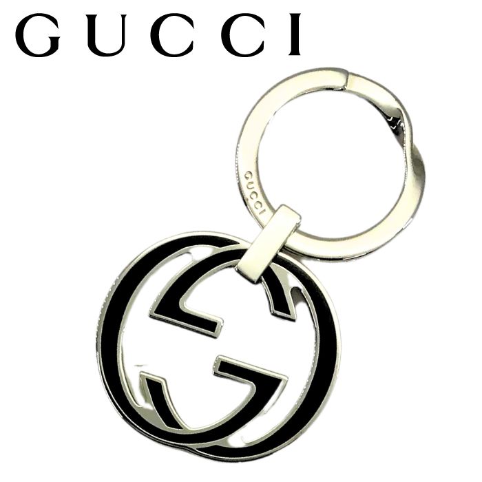 新品級 美品 GUCCI グッチ キーホルダー　キーリング　シルバー　刻印 楽天市場】GUCCI グッチ ロゴ刻印キーリング鍵チャーム シルバー