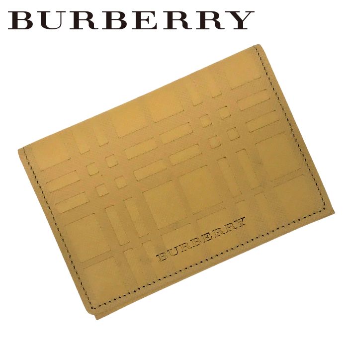 楽天市場】BURBERRY バーバリー レザー 本革 カードケース パス