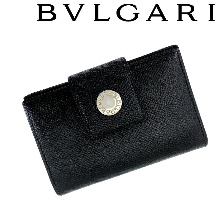 超美品★ブルガリ名刺入れ 名入れ】 ブルガリ カードケース スリム メンズ ブランド 本革 BVLGARI