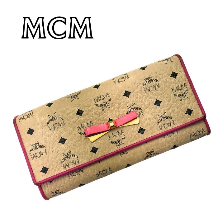 楽天市場】未使用品 MCM 財布 ロゴグラム ラビット うさぎ ロゴ