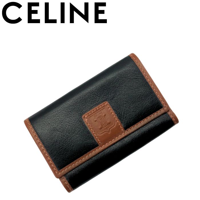 楽天市場】CELINE セリーヌ キーケース 6連キーケース レザー PVC