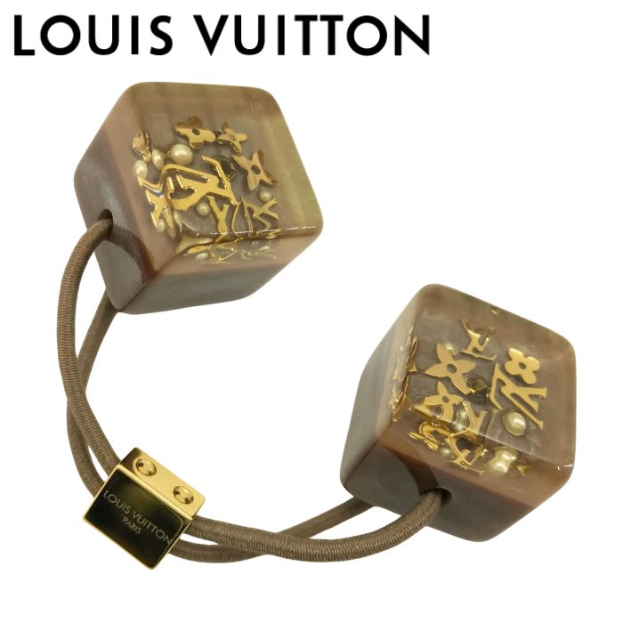 ルイヴィトン　ヘアキューブ　ヘアアクセサリー Louis Vuitton ルイヴィトン アクセサリー ヘアキューブ クリア×黒