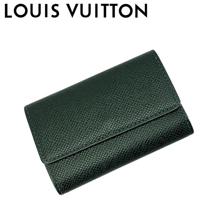 【中古】LOUIS VUITTON ルイヴィトン キーケース 6連【非常に良い】M30534 タイガ ミュルティクレ6 キーホルダー キーリング 鍵入れ メンズ レディース グリーン ブランド r-lv-k-p251119-02 17,208円