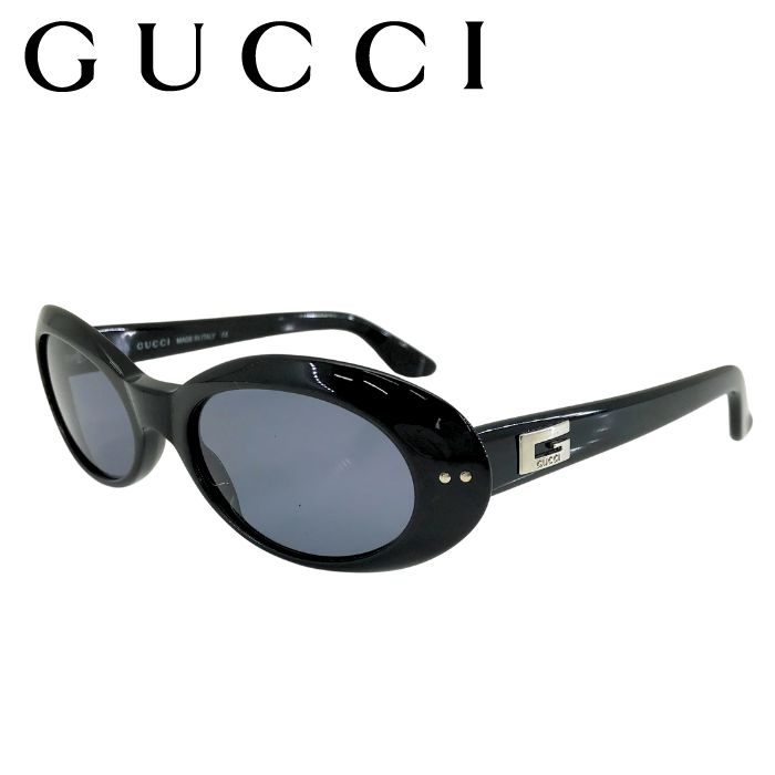 【中古】GUCCI グッチ サングラス【ほぼ新品】ブラック 紫外線カット UVカット メンズ レディース ブランド r-gg-s-0082-10