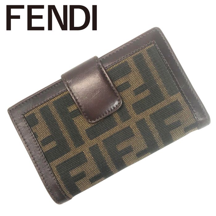 楽天市場】【秋SALEクーポン】フェンディ がま口 財布 二つ折り 財布