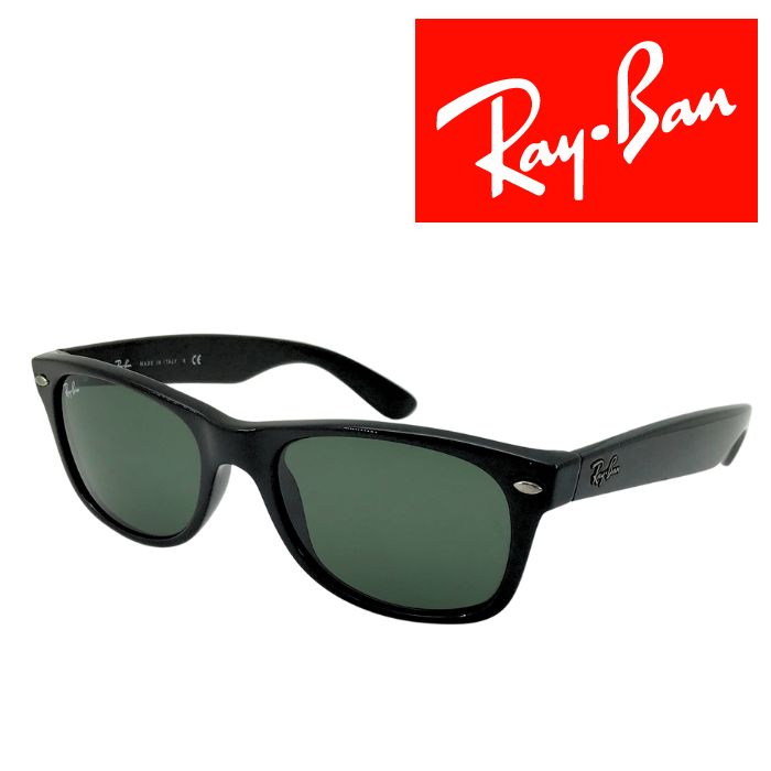 【中古】RayBan レイバン サングラス【ほぼ新品】 2132 901 NEW WAYFARER グリーンブラック UVカット メンズ レディース ブランド r-rb-s-p20250306-05｜WOODNET　店