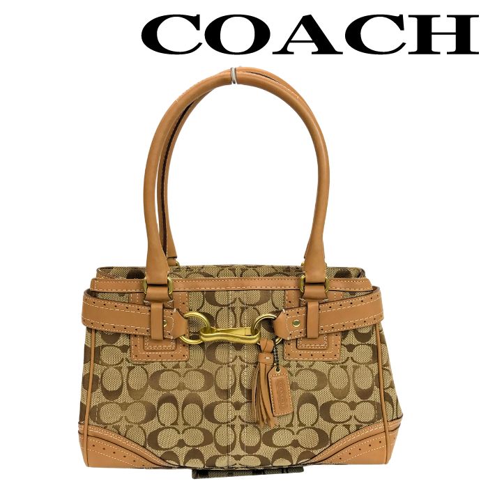 楽天市場】【本物保証】 超美品 コーチ COACH シグネチャー トート