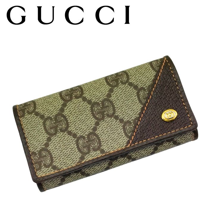 GUCCI キーケース　オールドグッチ 楽天市場】グッチ オールドグッチ ロゴ ウェブ ピルケース