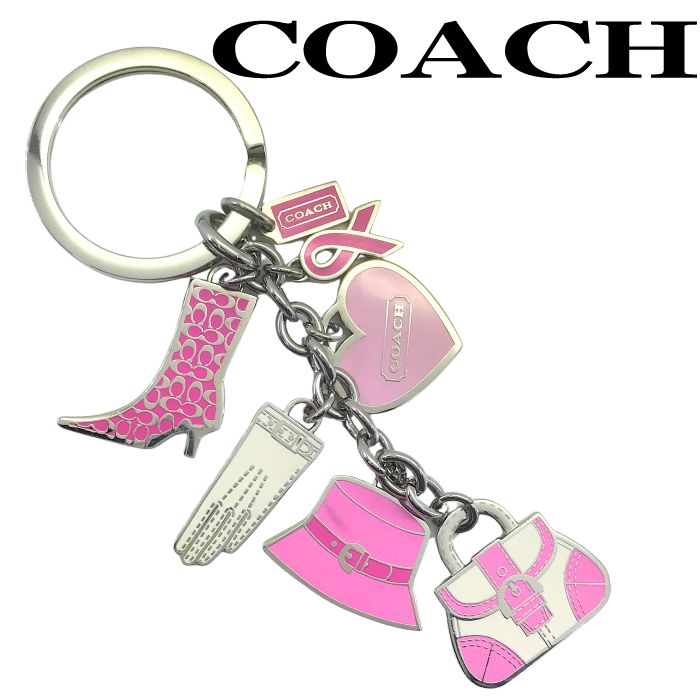 coachチャーム　２個セット　ピンク系 公式】COACH – コーチ | ティー ローズ バッグ チャーム