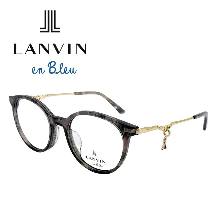 LANVIN en Bleu ランバンオンブルー メガネフレーム 眼鏡 めがね VLB-019J-09CG レディース ブランド 女性用 度付き・伊達・老眼鏡・カラー・パソコン用PCメガネレンズ交換対応|WOODNET 店