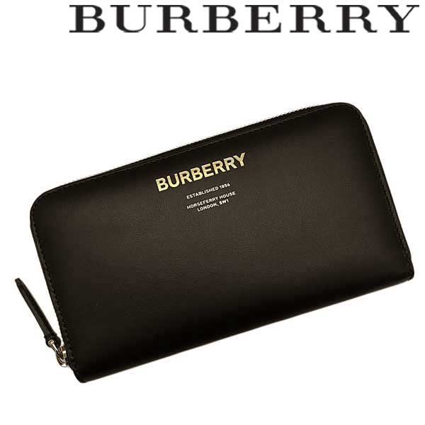 Burberry 長財布 バーバリー バーバリー メンズ レザー ジップアラウンド ブラック Black ジーンズ 財布 ブランド Woodnet 店 プレゼント用ラッピング対応 Since 01 豊富な実績で安心サポート