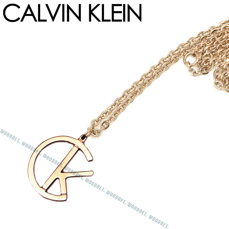 【楽天市場】【人気モデル】CALVIN KLEIN カルバンクライン ネックレス メンズ&レディース ピンクゴールド KJ6DPP100100