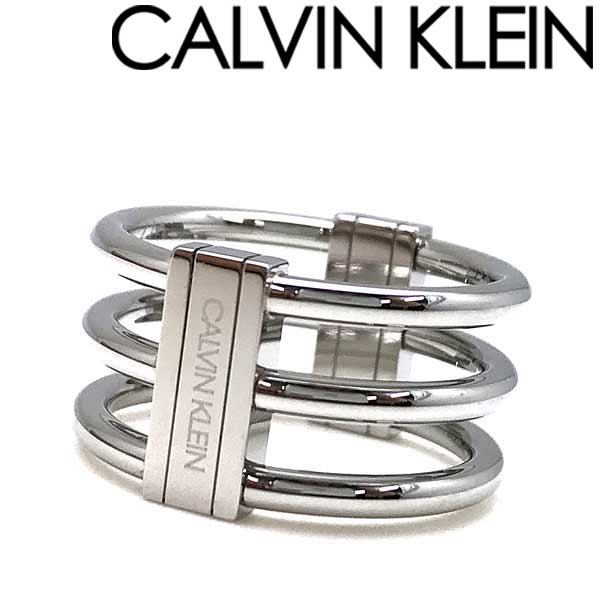 calvin klein silver ring