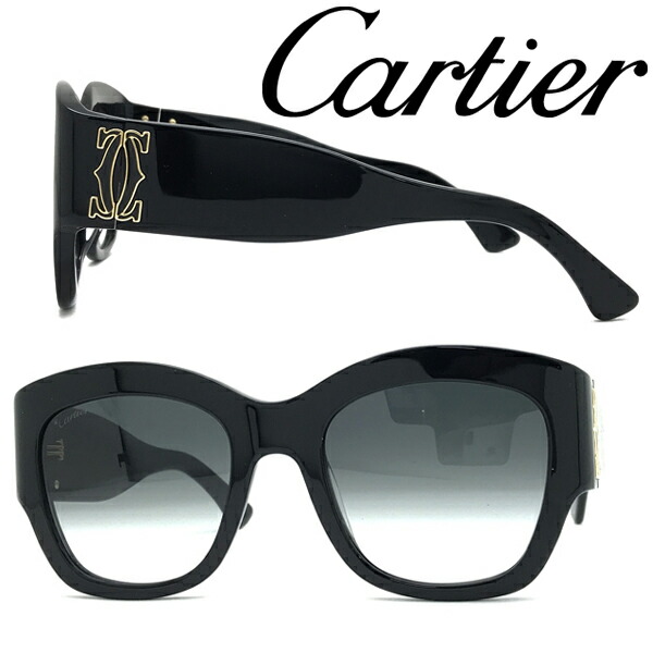 サービス Cartier サングラス カルティエ メンズレディース グラデーションブラック CT-0304S-001 ブランド バレンタインデー  ホワイトデー プレゼント 就職祝い 男性 女性