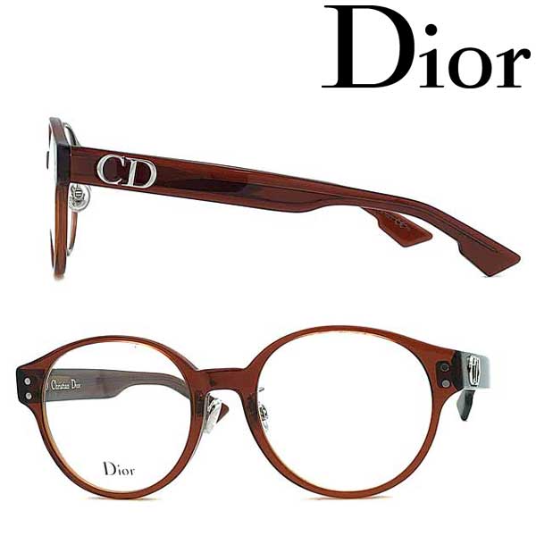 Christian Dior メガネフレーム クリスチャンディオール レディース クリアブラウン 眼鏡 CRD-DIOR-CD-3F-807 ブランド