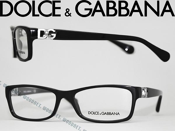 【楽天市場】眼鏡 ドルチェ＆ガッバーナ ブラック スクエア型 DOLCE&GABBANA D&G ドルガバ メガネフレーム めがね 0DG
