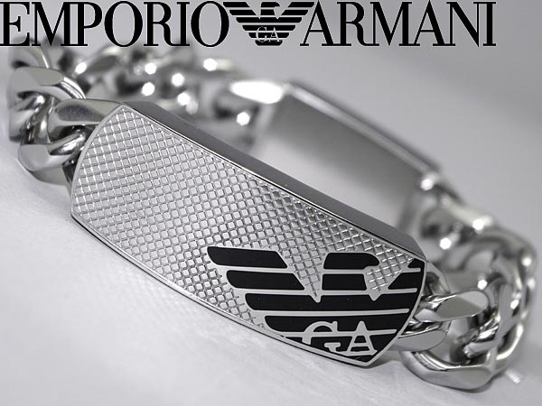 【楽天市場】ロゴプレートチェーンブレスレット エンポリオアルマーニ EMPORIO ARMANI EGS1087040 ブランド/メンズ