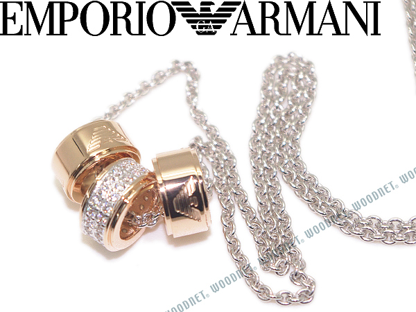 【楽天市場】EMPORIO ARMANI エンポリオアルマーニ シルバー×ゴールド ネックレス アクセサリー EG3045040 ブランド