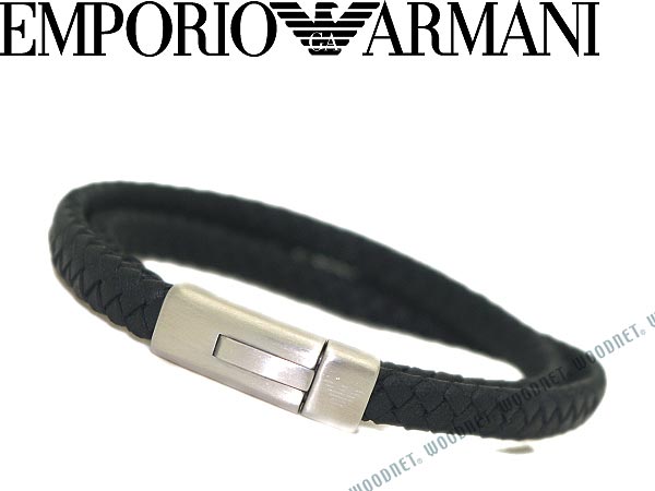 【楽天市場】エンポリオアルマーニ ブレスレット EMPORIO ARMANI ブラック×シルバー 2重巻きアクセサリー EGS2176040