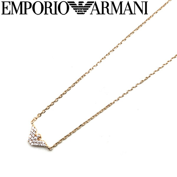 超人気 Emporio Armani ネックレス エンポリオアルマーニ メンズ レディース ピンクゴールド イーグルロゴ Eg ブランド Woodnet 店 半額sale Stellabarros Com Br