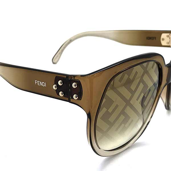 Fendi サングラス フェンディ レディース グラデーションブラウン ロゴミラー Ff 0403gs 09q Eb ブランド Spotbuycenter Com