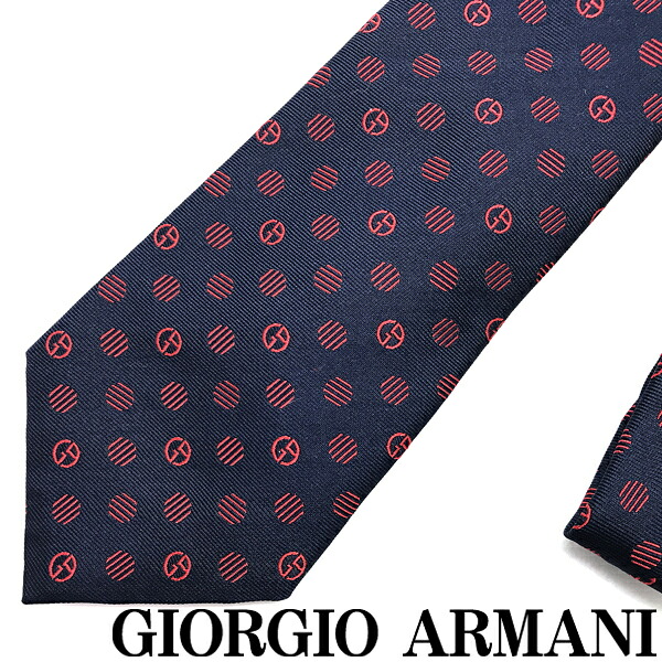 GIORGIO ARMANI ネクタイ ジョルジオアルマーニ メンズ シルク マリンブルー 青紺系 【剣先幅:8cm】 360054-916-00135 ブランド【ネクタイまとめ買い割引実施中】2点→1,000円off／3点→2,000円off