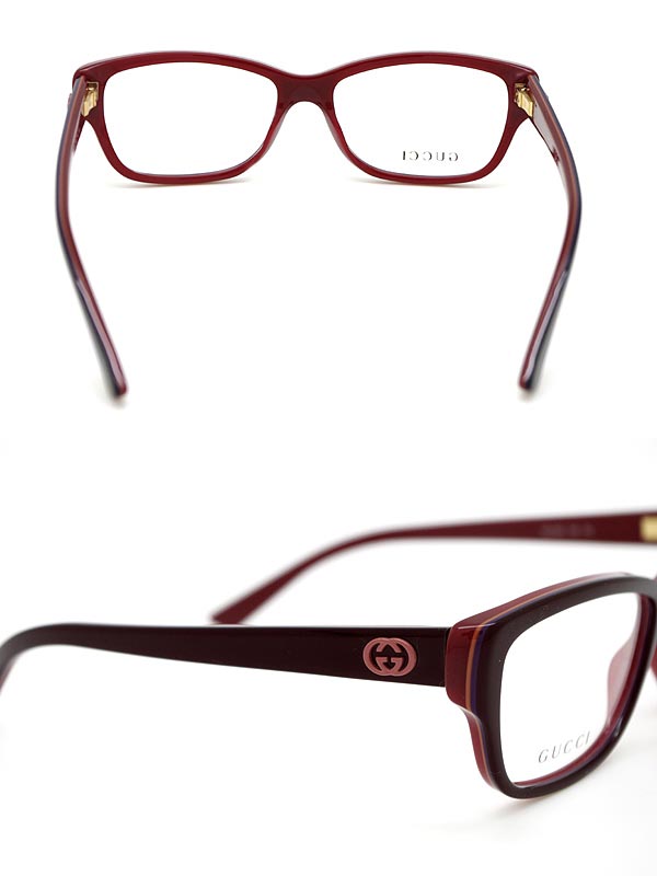red gucci eyeglass frames