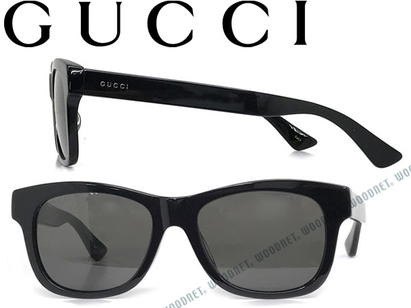 【楽天市場】GUCCI グッチ ブラック サングラス UVカット メンズ&レディース GUC-GG-0001S-001 ブランド