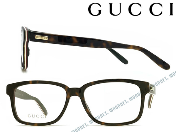 GUCCI メガネフレーム グッチ メンズ&amp;レディース マーブルブラウン 眼鏡 GUC-GG-0272O-006 ブランド