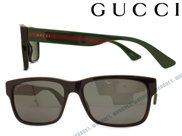 GUCCI サングラス グッチ ブラック メンズ&レディース サングラス GUC-GG-0340S-006 ブランド
