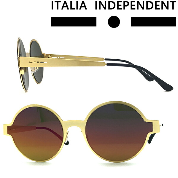 ITALIA INDEPENDENT サングラス イタリア インディペンデント メンズ&レディース ピンクミラー II-0510-120-GLS ブランド