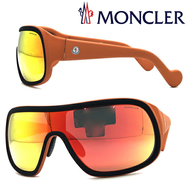 【棚卸し資産取り計らう特価】MONCLER 黒眼鏡 モンク軌跡 メンズ\u0026レディース オレンジ色鏡鑑 00ML-0048-05C ブランド名