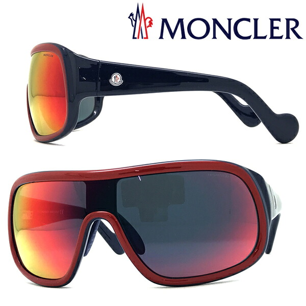 【棚卸し資産取り計らう特価】MONCLER 黒眼鏡 モンク軌跡 メンズ\u0026レディース 赤いこと鏡鑑 00ML-0048-68C ブランド名