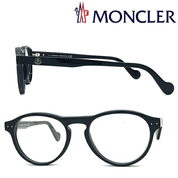 【在庫処分特価】MONCLER メガネフレーム モンクレール メンズ&レディース ブラック×マットブラック 眼鏡 00ML-5022-001 ブランド|WOODNET 店