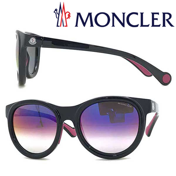 【楽天市場】MONCLER サングラス UVカット モンクレール メンズ&レディース パープルミラー ML-0087-01C ブランド