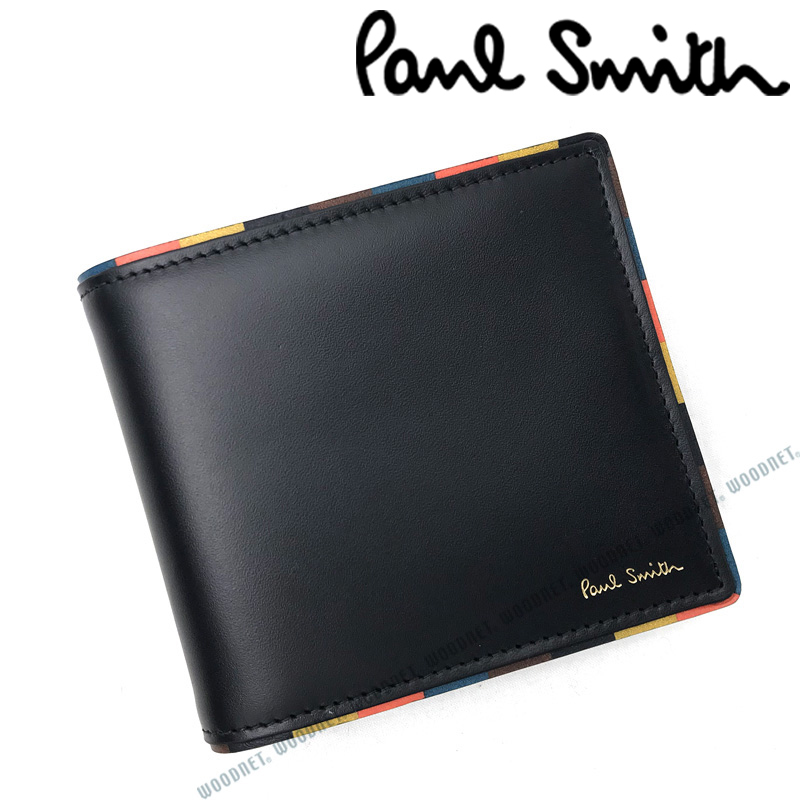 【楽天市場】Paul Smith 財布 ポールスミス メンズ 2つ折り レザー ブラック 小銭入れあり M1A4833-AEDGE79