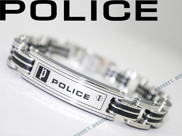 Woodnet Woman Business For Police Bracelet Silver X Black Woman Business For Police Bracelet Silver X Black Carb 01 Wn0006 Brand Men Lady S