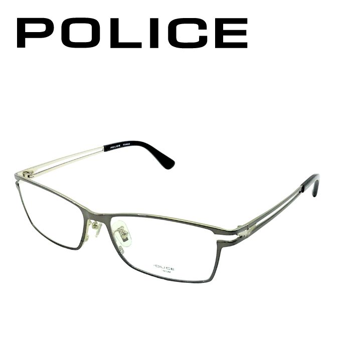 楽天市場】POLICE ポリス メガネフレーム 眼鏡 めがね シルバー 縁無し