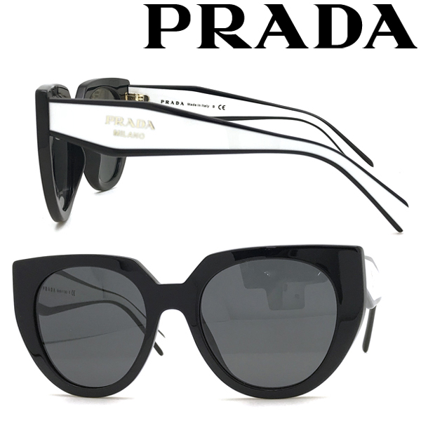 Prada サングラス プラダ メンズ レディース ブラック 0pr 14ws 09q5so ブランド Fmcholollan Org Mx