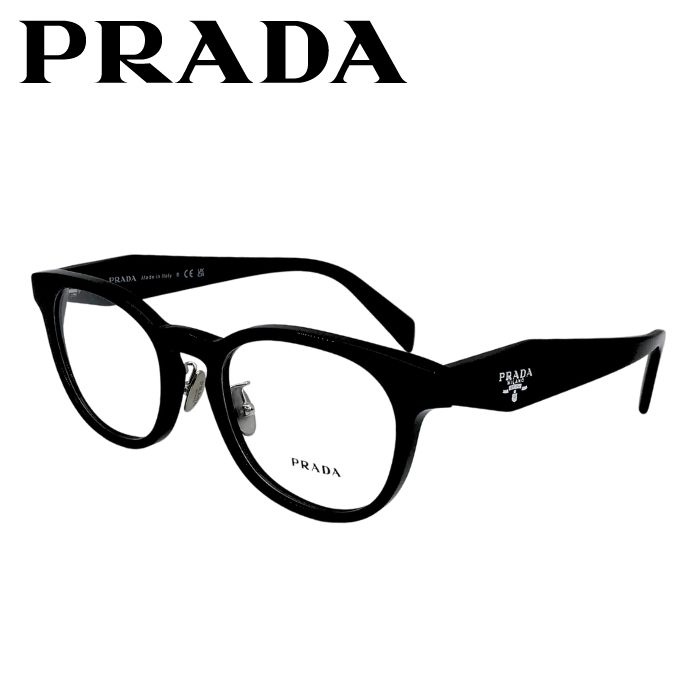 楽天市場】PRADA プラダ メガネフレーム ブラック 眼鏡 めがね